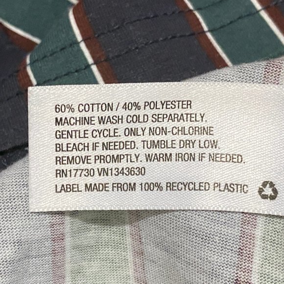 Original Use Multi-Color Striped T-Shirt Large - Picture 5 of 5